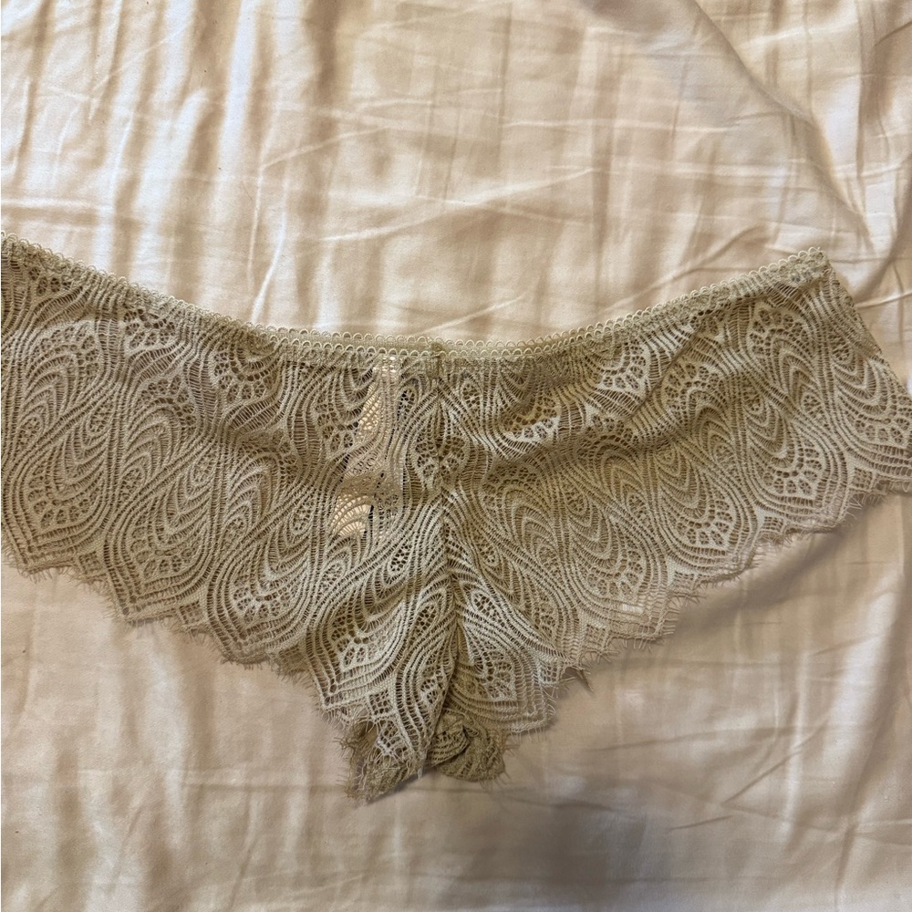 Victoria's Secret Lace Panties in Cream